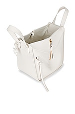 Loewe Hammock Monochrome Compact Bag in White, view 6, click to view large image.