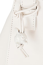 Loewe Hammock Monochrome Compact Bag in White, view 8, click to view large image.