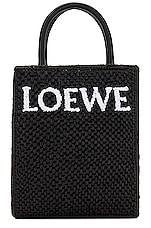 Loewe Standard A5 Tote Bag in Black & White, view 1, click to view large image.