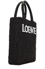 Loewe Standard A5 Tote Bag in Black & White, view 4, click to view large image.