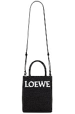 Loewe Standard A5 Tote Bag in Black & White, view 6, click to view large image.