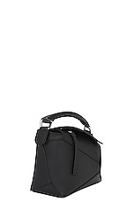 Loewe Puzzle Edge Mini Bag in Black, view 5, click to view large image.