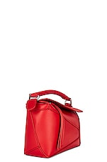 Loewe Puzzle Edge Mini Bag in Red, view 5, click to view large image.