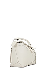 Loewe Puzzle Edge Small Bag in Soft White, view 5, click to view large image.