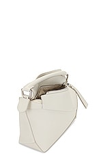 Loewe Puzzle Edge Small Bag in Soft White, view 6, click to view large image.