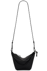 Loewe Hammock Hobo Mini Bag in Black, view 1, click to view large image.