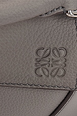 Loewe Puzzle Edge Mini Bag in Pearl Grey, view 8, click to view large image.