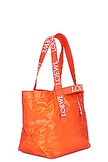 Loewe Fold Shopper Bag in Orange, view 4, click to view large image.