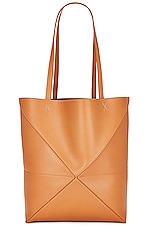 Loewe Puzzle Tote Medium Bag in Warm Desert, view 3, click to view large image.