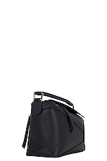 Loewe Puzzle Edge Small Bag in Black, view 4, click to view large image.