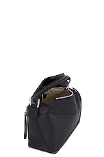 Loewe Puzzle Edge Small Bag in Black, view 5, click to view large image.