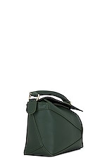Loewe Puzzle Edge Mini Bag in Bottle Green, view 4, click to view large image.