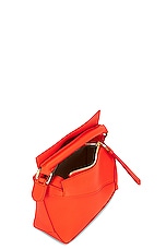 Loewe Puzzle Edge Mini Bag in Vivid Orange, view 5, click to view large image.
