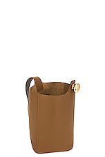 Loewe Pebble Bucket Medium Bag in Oak, view 5, click to view large image.