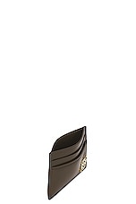 Loewe Anagram Puffer Plain Cardholder in Dark Khaki Green, view 4, click to view large image.