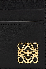 Loewe Anagram Puffer Plain Cardholder in Black, view 6, click to view large image.