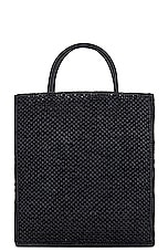 Loewe Standard A4 Tote Bag in Black & White, view 3, click to view large image.