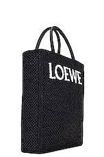 Loewe Standard A4 Tote Bag in Black & White, view 4, click to view large image.