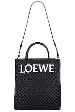 Loewe Standard A4 Tote Bag in Black & White, view 6, click to view large image.