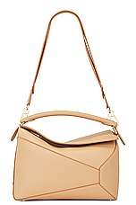 Loewe Puzzle Edge Bag in Toffee, view 1, click to view large image.