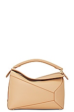 Loewe Puzzle Edge Bag in Toffee, view 3, click to view large image.