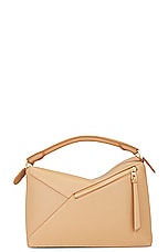 Loewe Puzzle Edge Bag in Toffee, view 4, click to view large image.