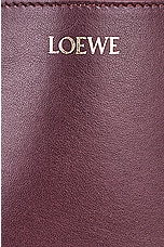Loewe Puzzle Fold Medium Tote Bag in Dark Burgundy, view 6, click to view large image.