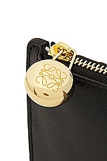 Loewe Pebble Coin Cardholder in Black, view 6, click to view large image.
