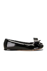 Loewe Puffy Ballerina Flat in Black, view 1, click to view large image.