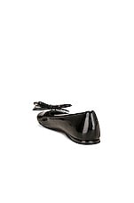 Loewe Puffy Ballerina Flat in Black, view 3, click to view large image.