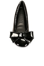 Loewe Puffy Ballerina Flat in Black, view 4, click to view large image.