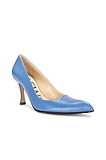 Loewe Comic Classic Pump in Light Denim, view 2, click to view large image.