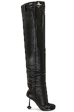 Loewe Toy Panta High Boot in Black, view 1, click to view large image.