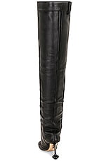 Loewe Toy Panta High Boot in Black, view 3, click to view large image.