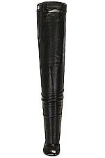 Loewe Toy Panta High Boot in Black, view 4, click to view large image.