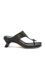 Loewe Ease Sandal in Black, view 1, click to view large image.