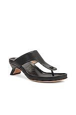 Loewe Ease Sandal in Black, view 2, click to view large image.