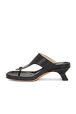 Loewe Ease Sandal in Black, view 5, click to view large image.