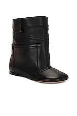 Loewe Toy Low Boot in Black, view 2, click to view large image.