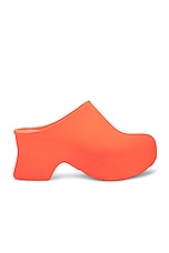 Loewe Terra 90 Foam Clog in Neon Orange, view 1, click to view large image.