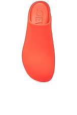 Loewe Terra 90 Foam Clog in Neon Orange, view 4, click to view large image.