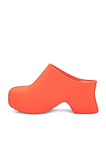 Loewe Terra 90 Foam Clog in Neon Orange, view 5, click to view large image.