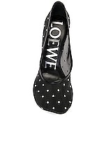 Loewe Toy 90 Pump in Black & Silver, view 4, click to view large image.