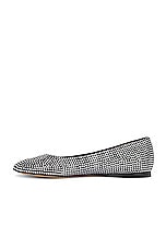 Loewe Toy Strass Ballerina Flat in Black, view 5, click to view large image.
