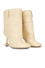 Loewe Toy Ankle Boot in Oat Milk, view 1, click to view large image.