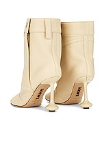 Loewe Toy Ankle Boot in Oat Milk, view 3, click to view large image.