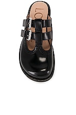 Loewe Campo Mary Jane Mule in Black, view 4, click to view large image.