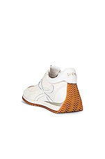Loewe Flow Runner Sneaker in Soft White, view 3, click to view large image.