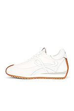 Loewe Flow Runner Sneaker in Soft White, view 5, click to view large image.