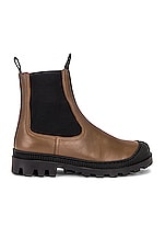 Loewe Chelsea Boot in Khaki Green, view 1, click to view large image.